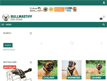 Tablet Screenshot of dog-breed-bullmastiff.com